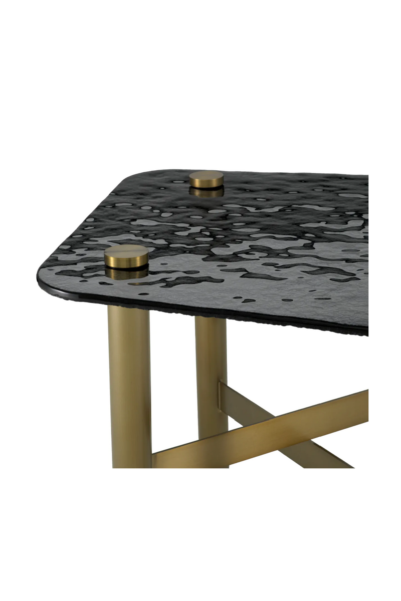 Black Glass Side Table | Eichholtz Cortes | Eichholtzmiami.com