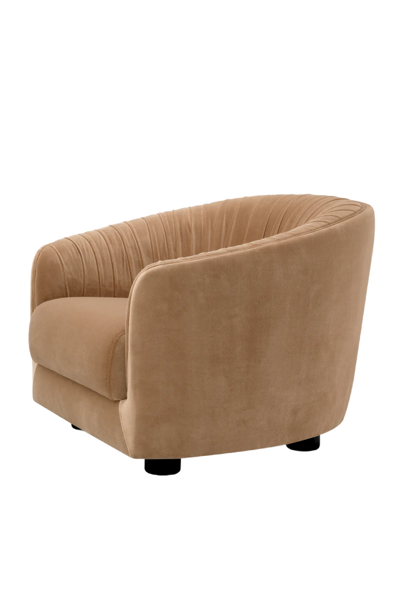 Brown Pleated Lounge Chair | Eichholtz Jameson | Eichholtzmiami.com