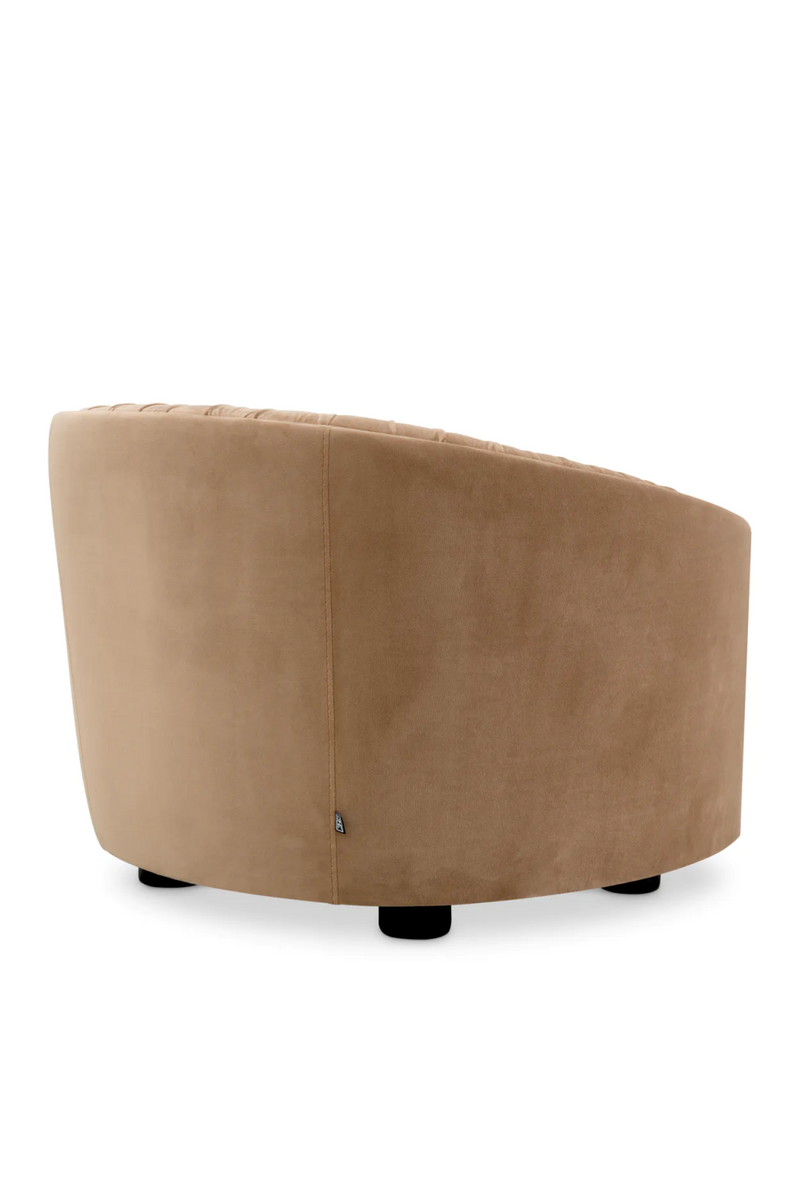 Brown Pleated Lounge Chair | Eichholtz Jameson | Eichholtzmiami.com