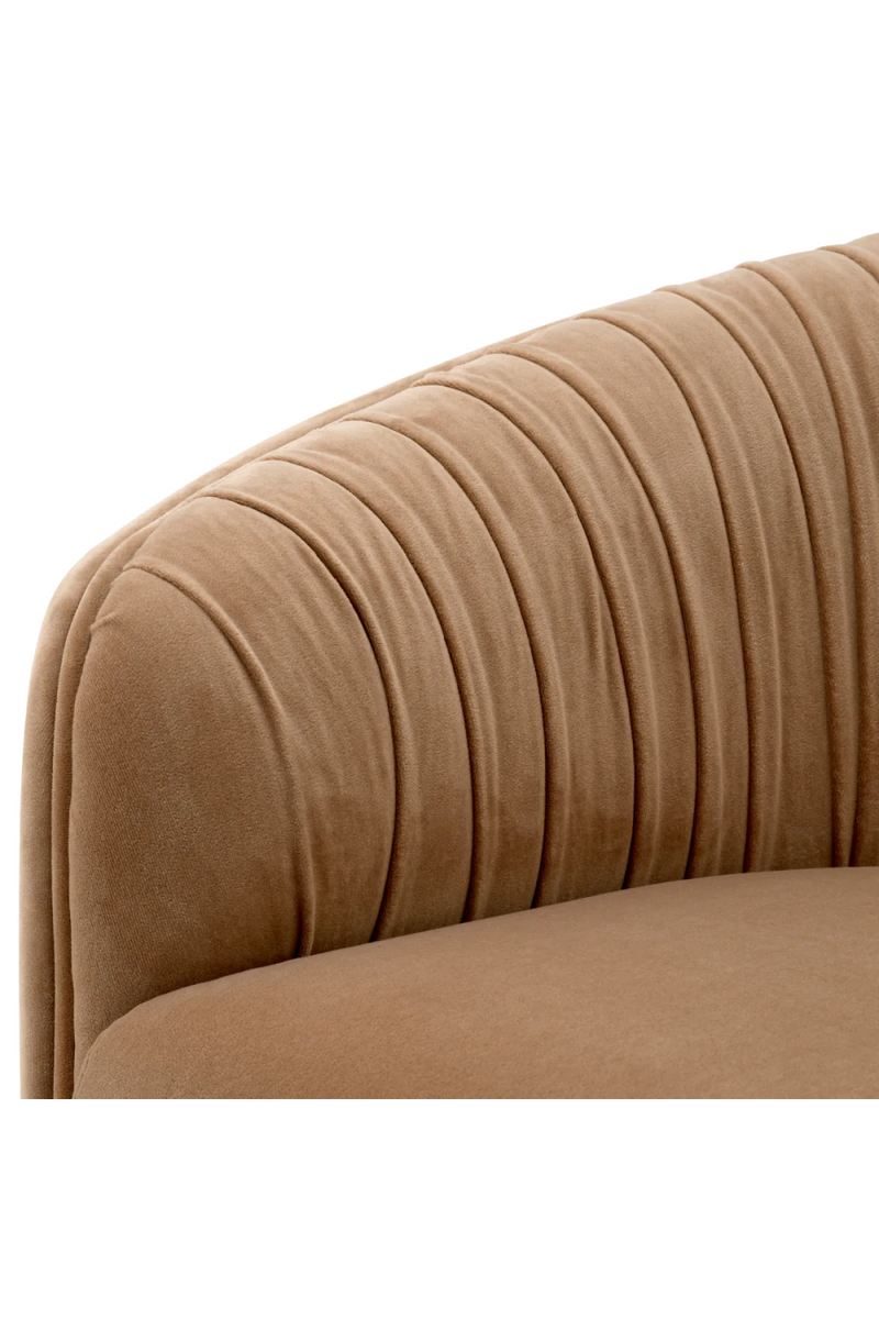 Brown Pleated Lounge Chair | Eichholtz Jameson | Eichholtzmiami.com