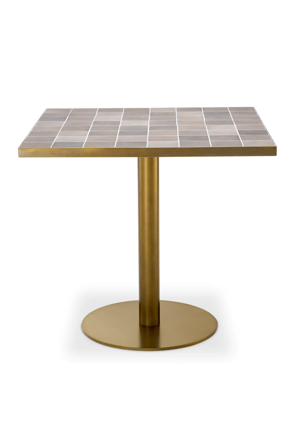 Beige Ceramic Square Dining Table | Eichholtz Colton | Eichholtzmiami.com