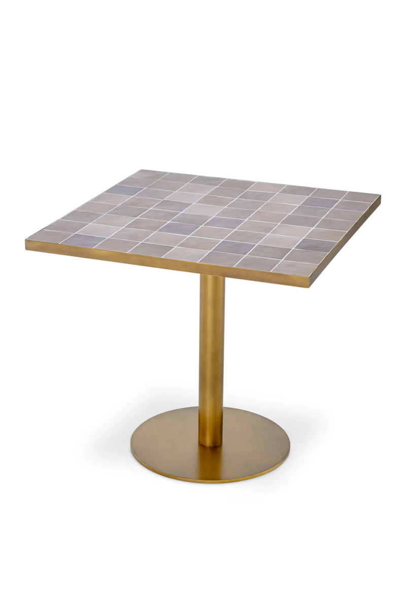 Beige Ceramic Square Dining Table | Eichholtz Colton | Eichholtzmiami.com