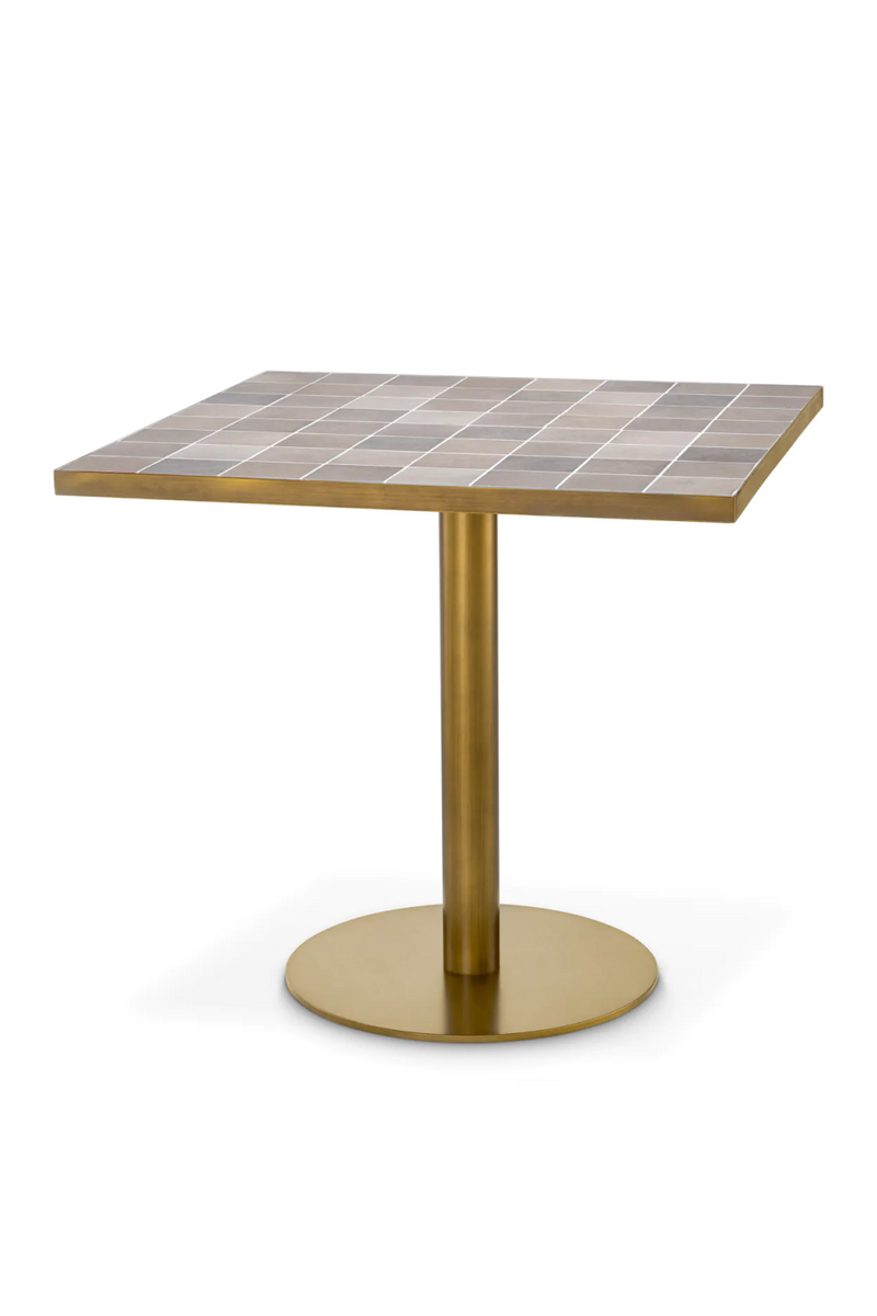 Beige Ceramic Square Dining Table | Eichholtz Colton | Eichholtzmiami.com