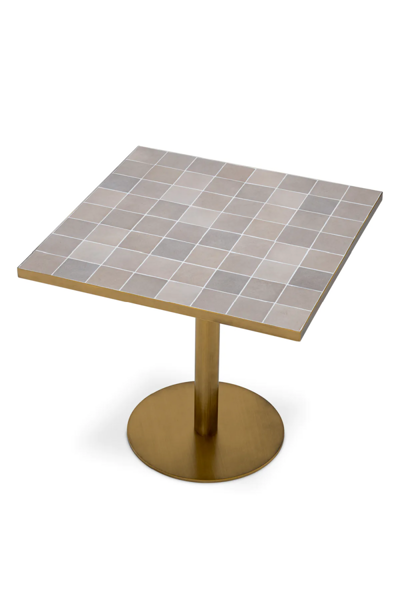 Beige Ceramic Square Dining Table | Eichholtz Colton | Eichholtzmiami.com