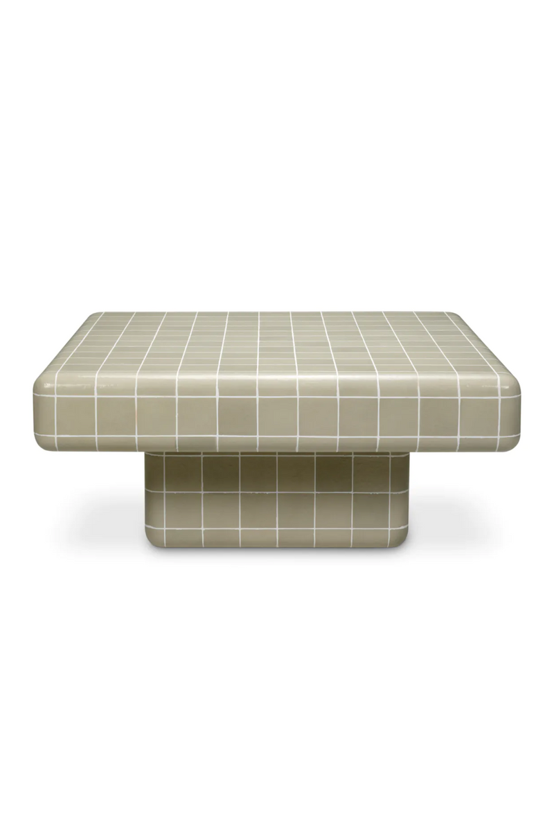 Gray Glazed Outdoor Coffee Table | Eichholtz Mateo | Eichholtzmiami.com