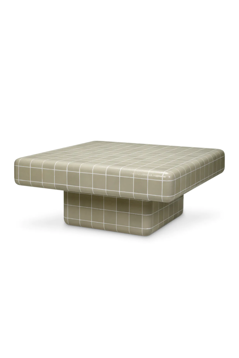 Gray Glazed Outdoor Coffee Table | Eichholtz Mateo | Eichholtzmiami.com