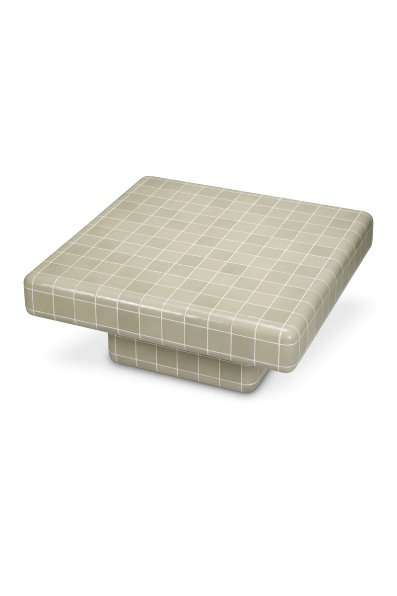 Gray Glazed Outdoor Coffee Table | Eichholtz Mateo | Eichholtzmiami.com