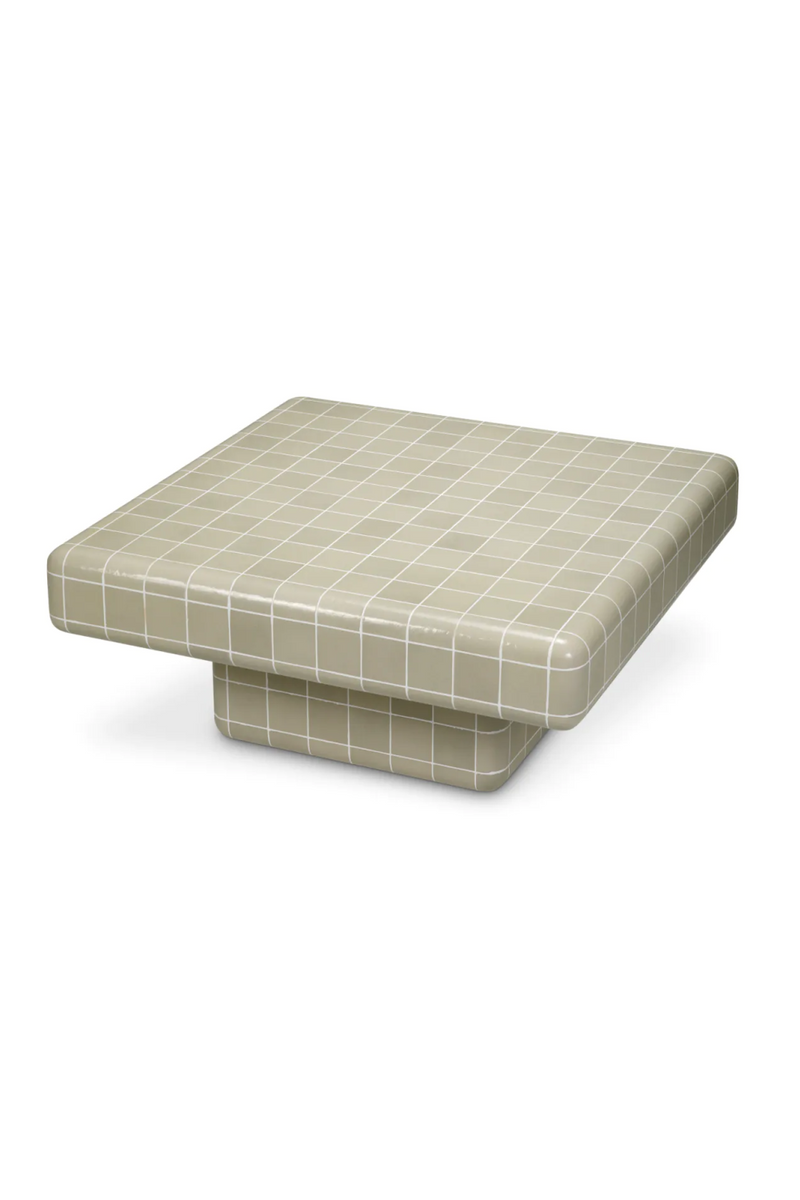 Gray Glazed Outdoor Coffee Table | Eichholtz Mateo | Eichholtzmiami.com