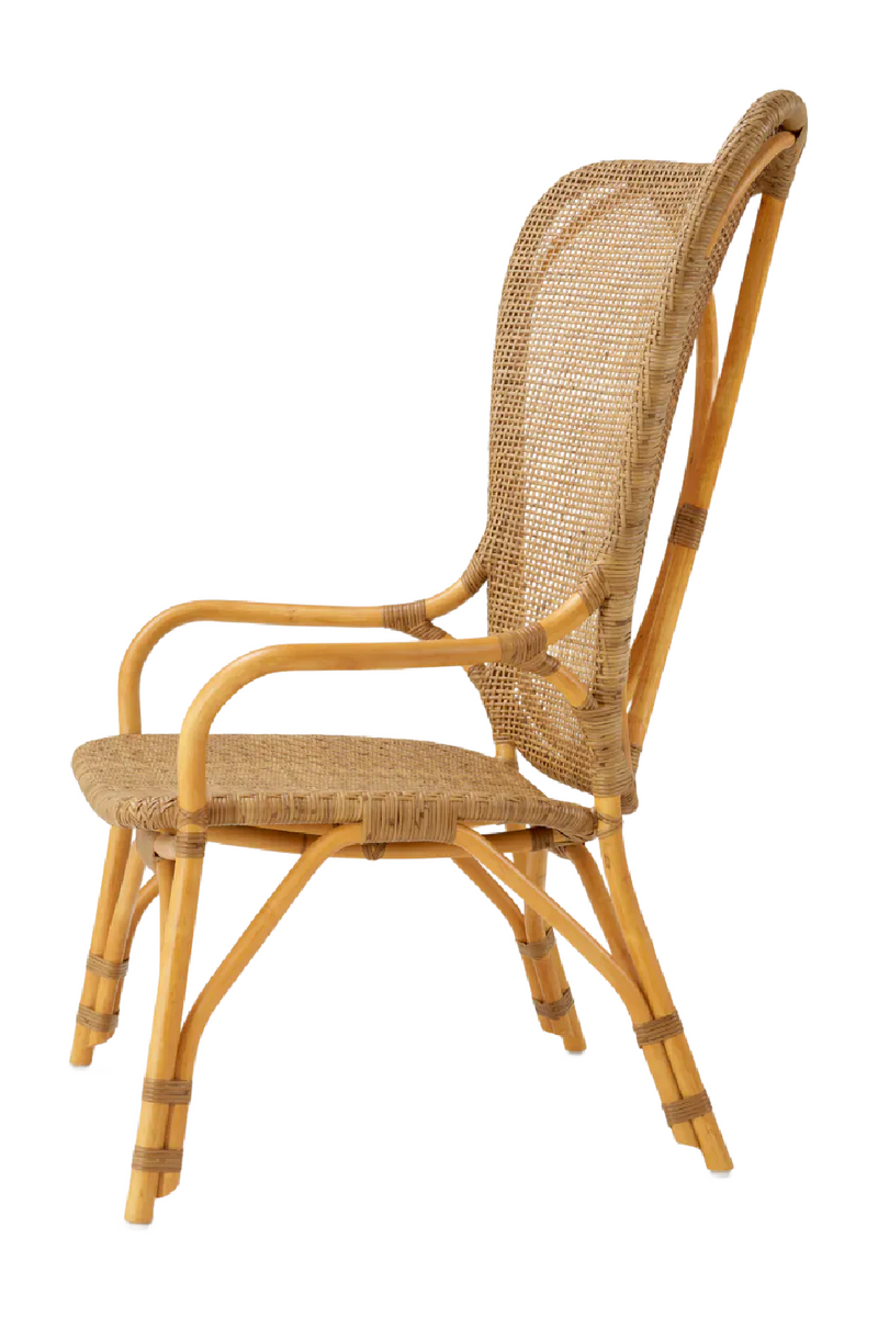 High-Back Rattan Lounge Chair | Eichholtz Colony | Eichholtzmiami.com