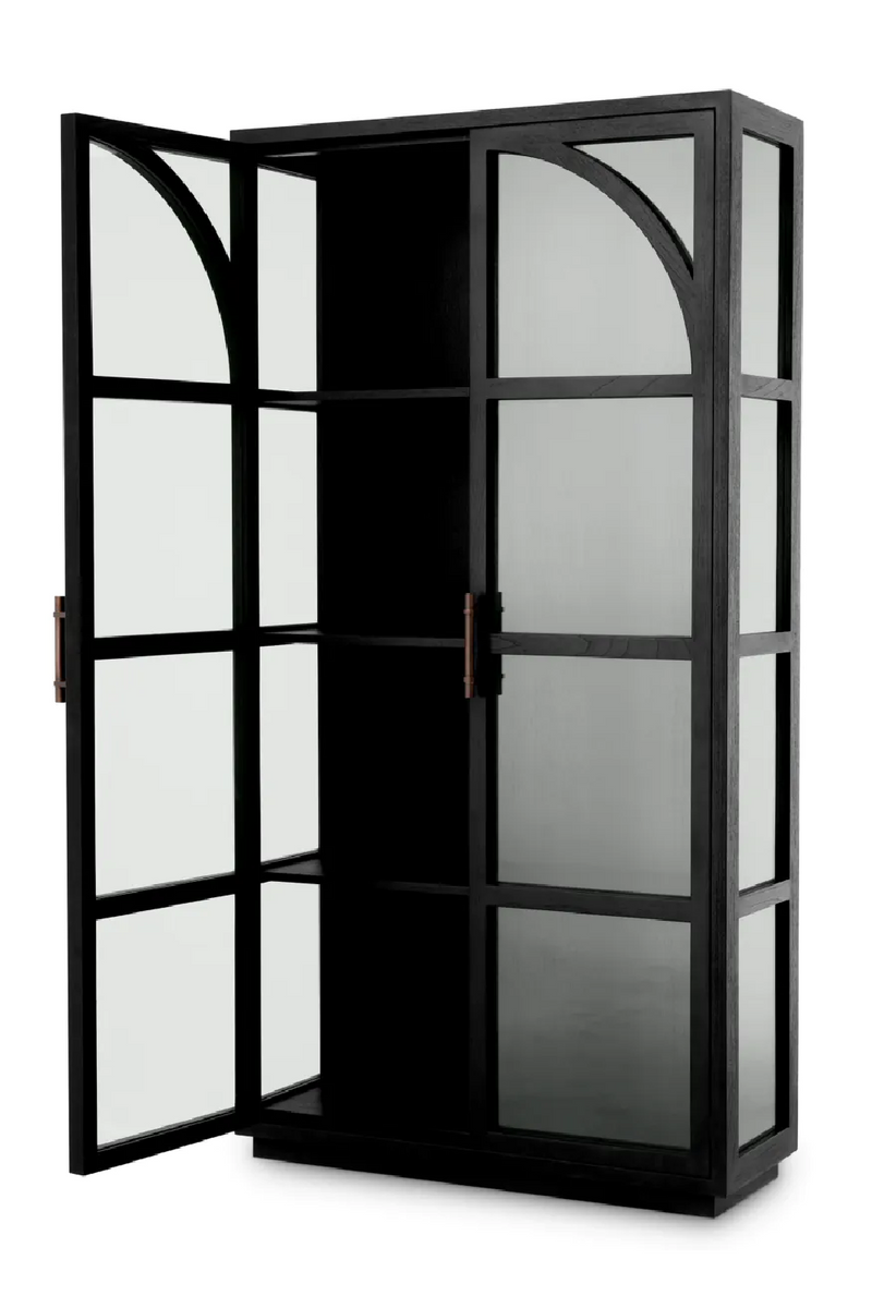 Black Framed Glass Cabinet | Eichholtz San Bernardino | Eichholtzmiami.com