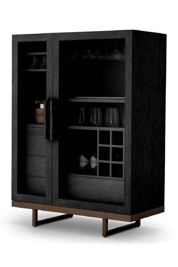 Charcoal Oak Bar Cabinet | Eichholtz Connaught | Eichholtzmiami.com