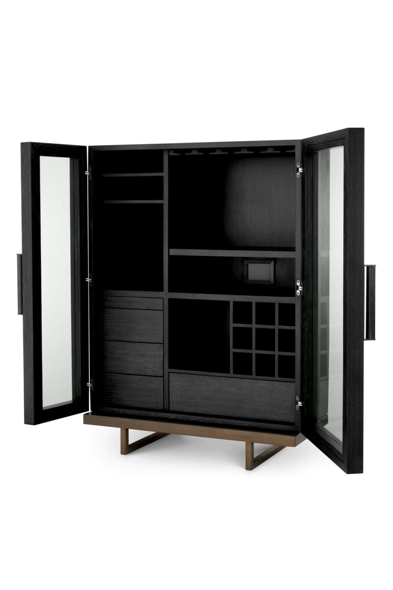 Charcoal Oak Bar Cabinet | Eichholtz Connaught | Eichholtzmiami.com