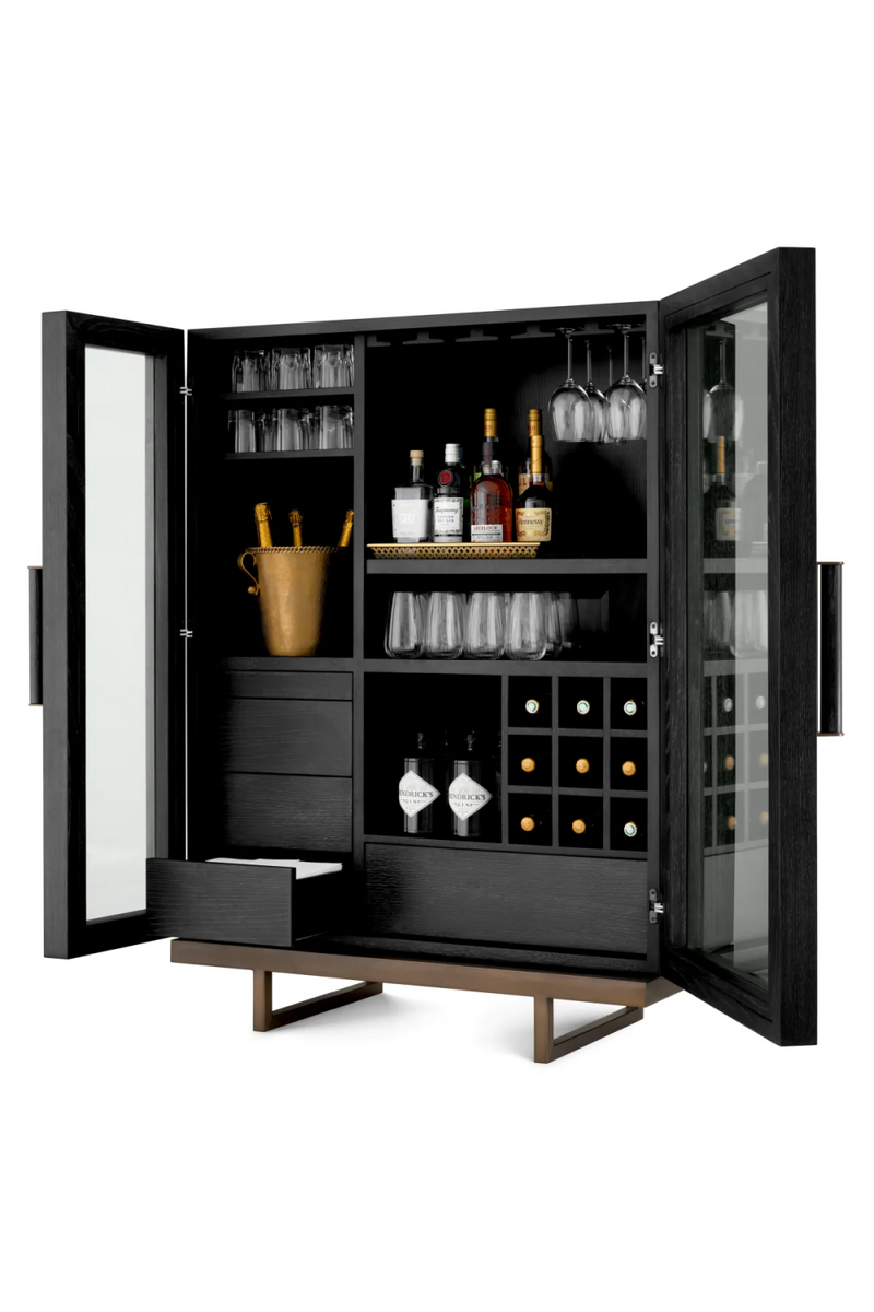 Charcoal Oak Bar Cabinet | Eichholtz Connaught | Eichholtzmiami.com