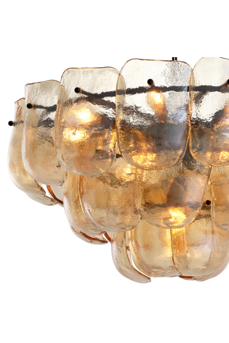 Glass Sheets Tiered Chandelier | Eichholtz Gustave | Italianfurniture.com