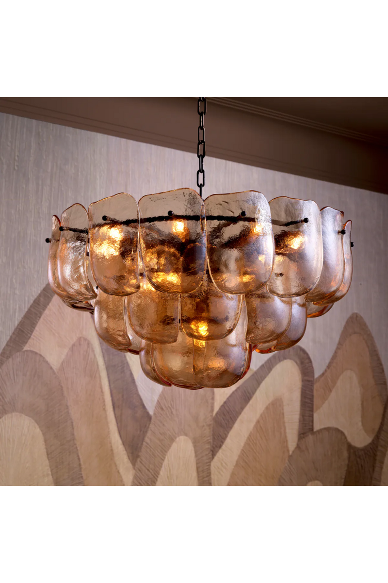 Glass Sheets Tiered Chandelier | Eichholtz Gustave | Italianfurniture.com