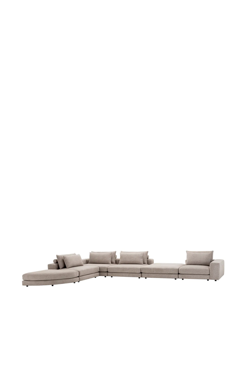 Greige Modular Sofa | Eichholtz Lounge Club | Eichholtzmiami.com