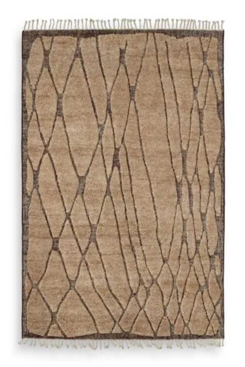 Brown Wool Carpet 6'6 x 10' | Eichholtz Coralie | Oroa.com