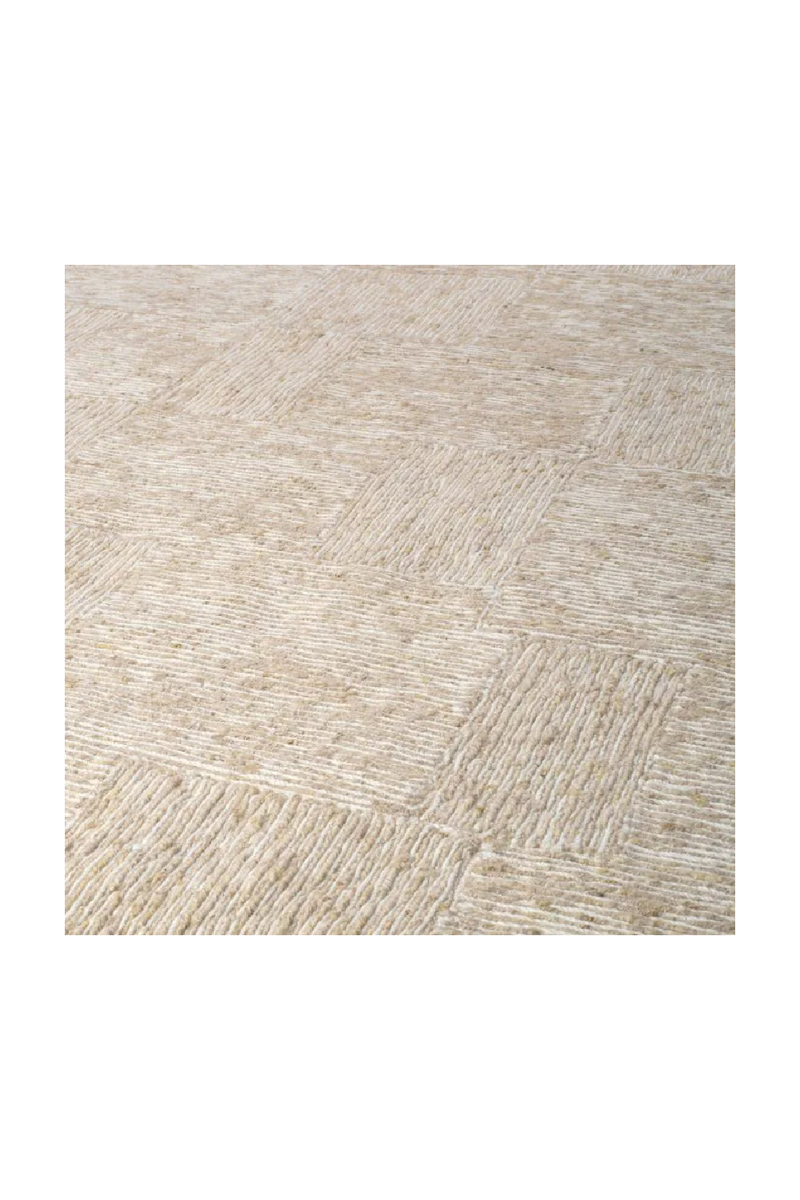 Ivory Wool Weave Carpet 6'6" x 10' | Eichholtz Antoine | Oroa.com