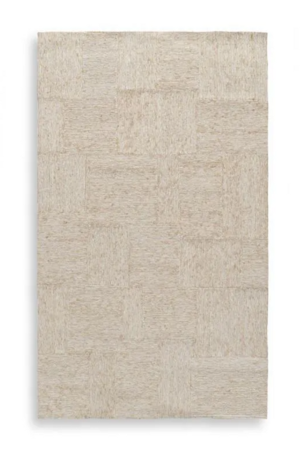 Ivory Wool Weave Carpet 6'6" x 10' | Eichholtz Antoine | Oroa.com