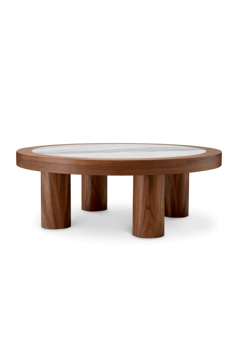 Walnut Veneer Marble Coffee Table | Eichholtz Presedio | Eichholtzmiami.com