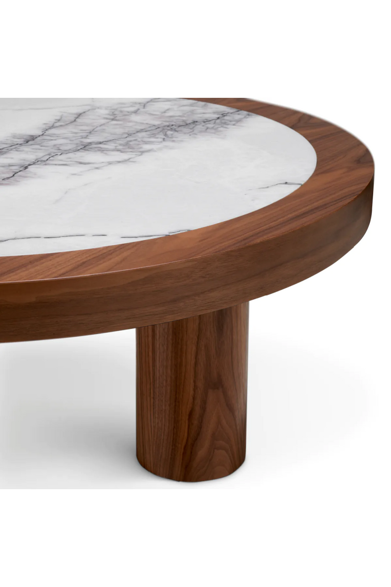 Walnut Veneer Marble Coffee Table | Eichholtz Presedio | Eichholtzmiami.com