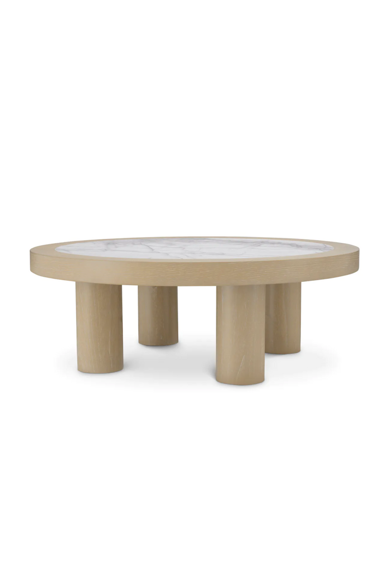 Oak Veneer Marble Coffee Table | Eichholtz Presedio | Eichholtzmiami.com