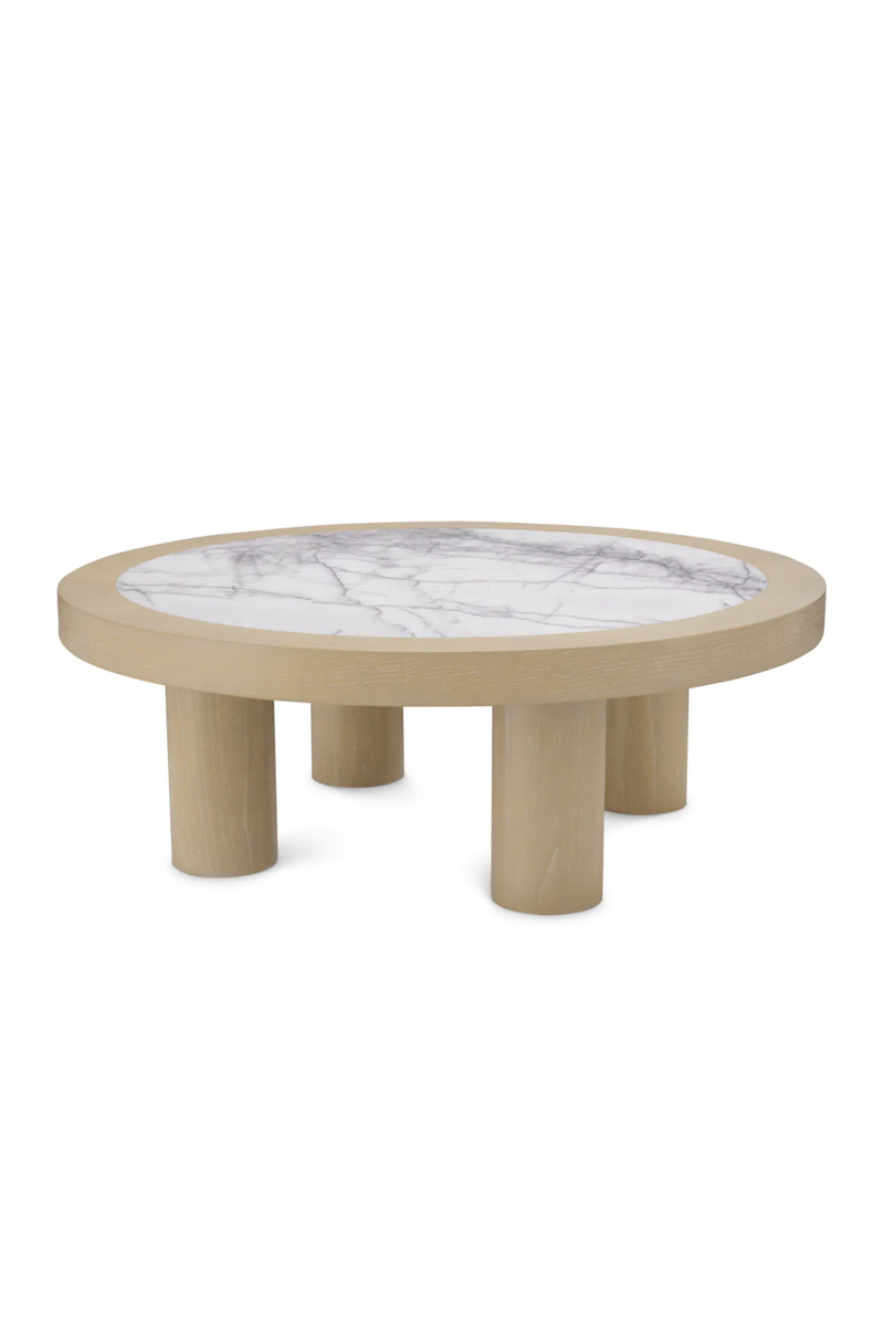 Oak Veneer Marble Coffee Table | Eichholtz Presedio | Eichholtzmiami.com