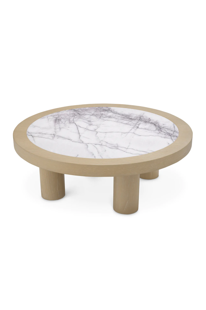 Oak Veneer Marble Coffee Table | Eichholtz Presedio | Eichholtzmiami.com