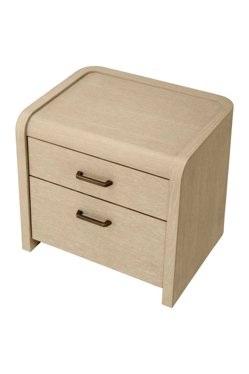 Oak 2-Drawer Nightstand | Eichholtz Joane | Eichholtzmiami.com