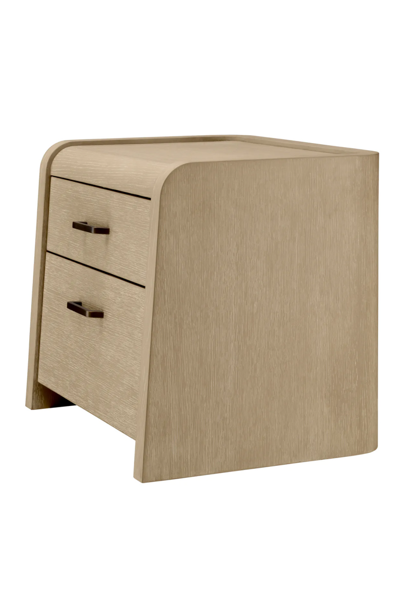 Oak 2-Drawer Nightstand | Eichholtz Joane | Eichholtzmiami.com