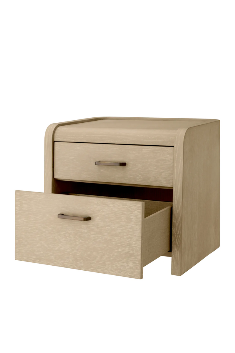 Oak 2-Drawer Nightstand | Eichholtz Joane | Eichholtzmiami.com