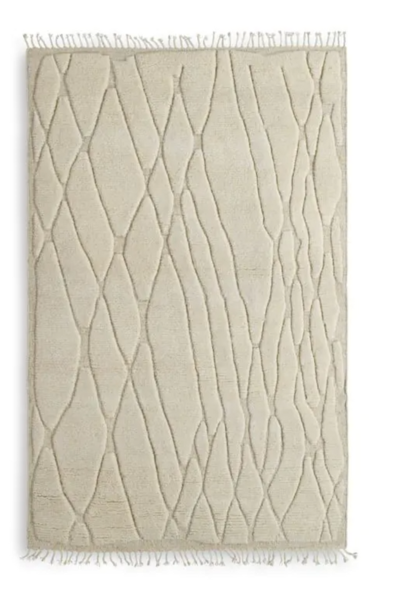 Ivory Wool Carpet 6'6" x 10' | Eichholtz Coralie | Oroa.com