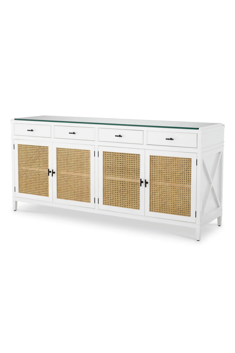 Natural Cane 4-Door Dresser | Eichholtz Bahamas | Eichholtzmiami.com