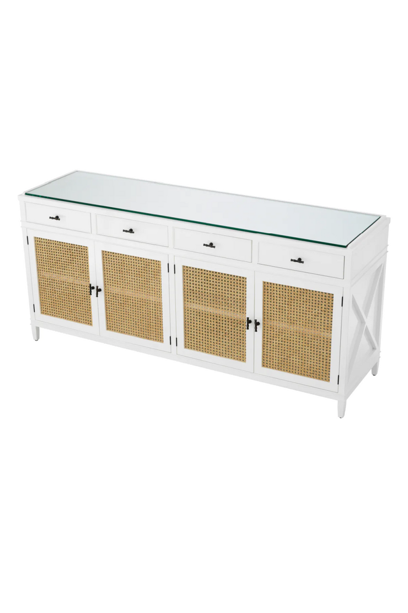 Natural Cane 4-Door Dresser | Eichholtz Bahamas | Eichholtzmiami.com