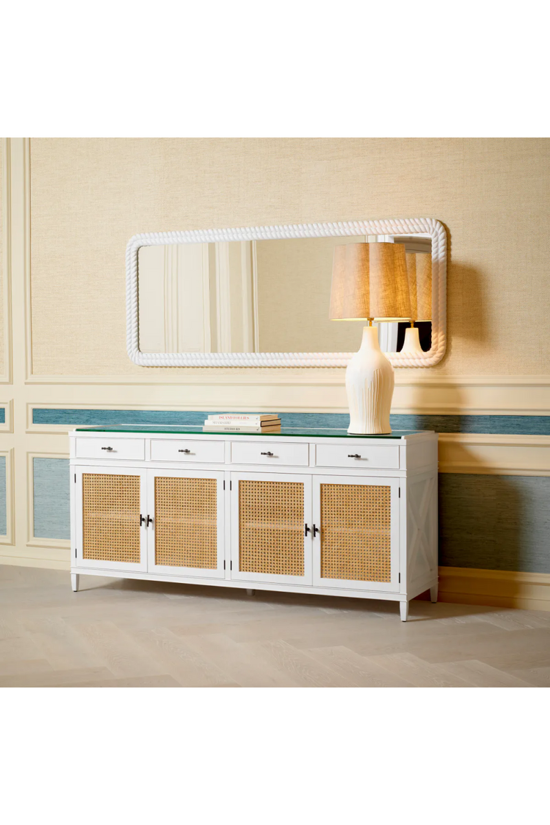 Natural Cane 4-Door Dresser | Eichholtz Bahamas | Eichholtzmiami.com