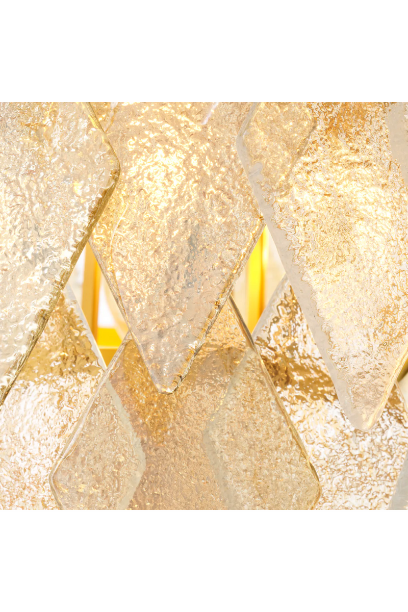 Sugared Glass Chandelier | Eichholtz Rhombus | Eichholtzmiami.com