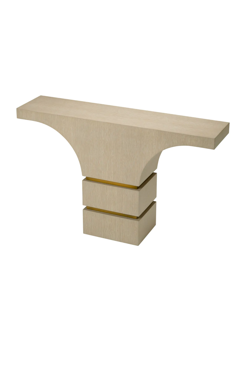 Washed Oak Veneer Console Table | Eichholtz Thaddeus | Eichholtzmiami.com