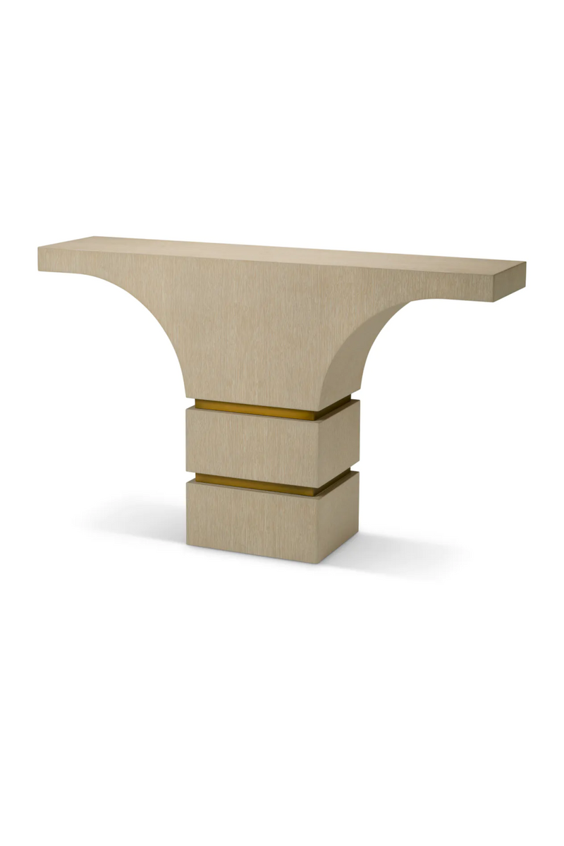 Washed Oak Veneer Console Table | Eichholtz Thaddeus | Eichholtzmiami.com