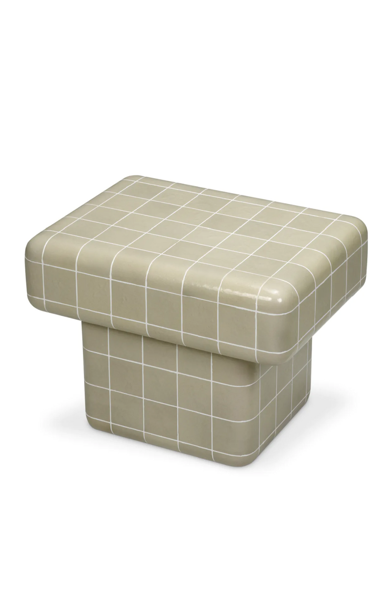 Gray Glazed Outdoor Side Table | Eichholtz Mateo | Eichholtzmiami.com