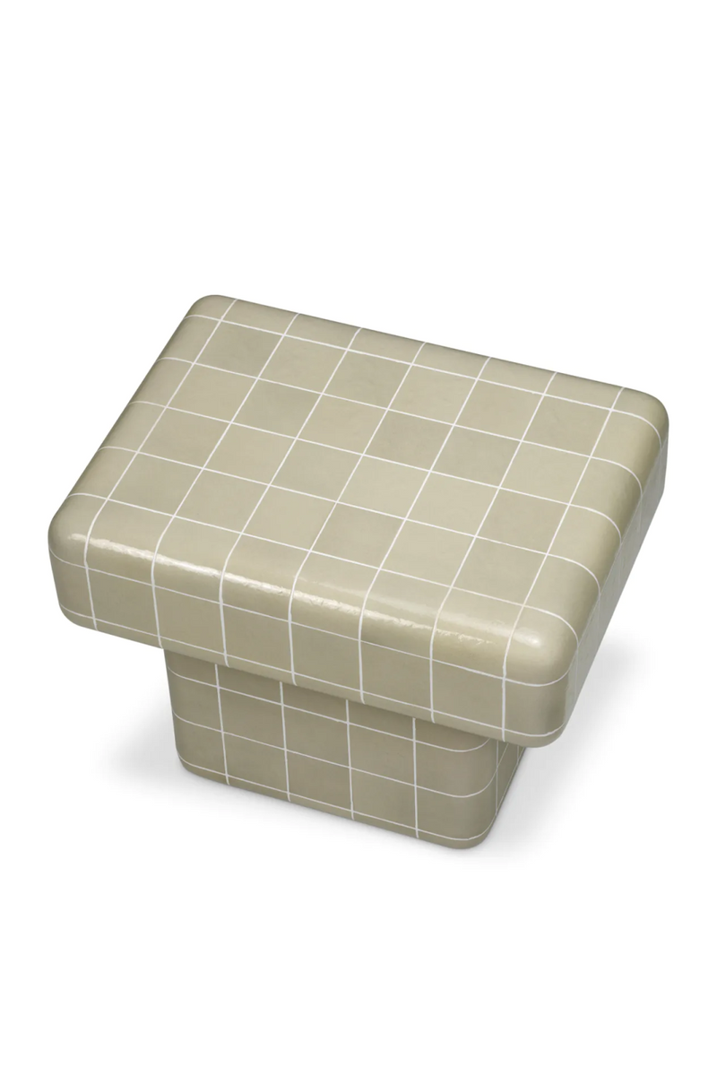 Gray Glazed Outdoor Side Table | Eichholtz Mateo | Eichholtzmiami.com