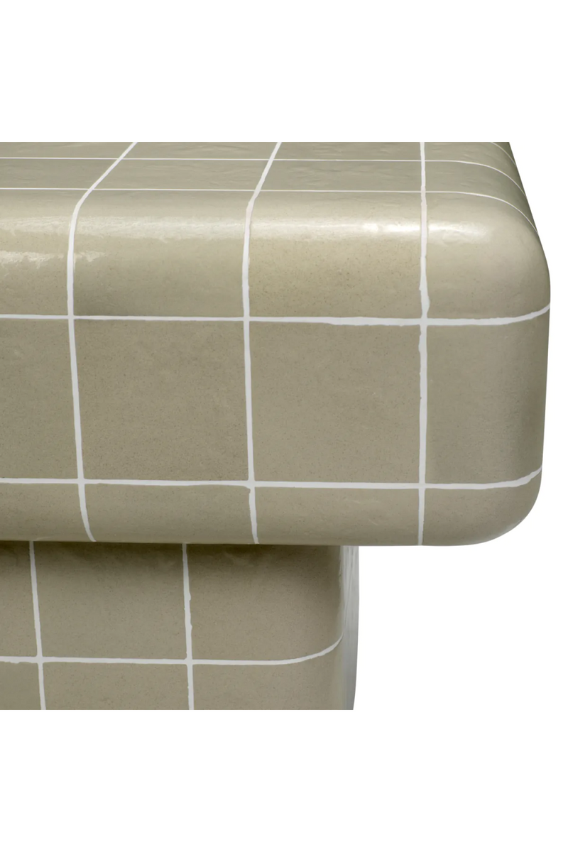 Gray Glazed Outdoor Side Table | Eichholtz Mateo | Eichholtzmiami.com