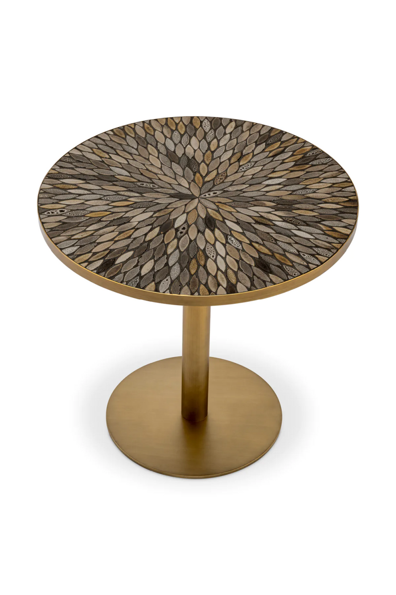 Brown Ceramic Round Dining Table | Eichholtz Declan | Eichholtzmiami.com