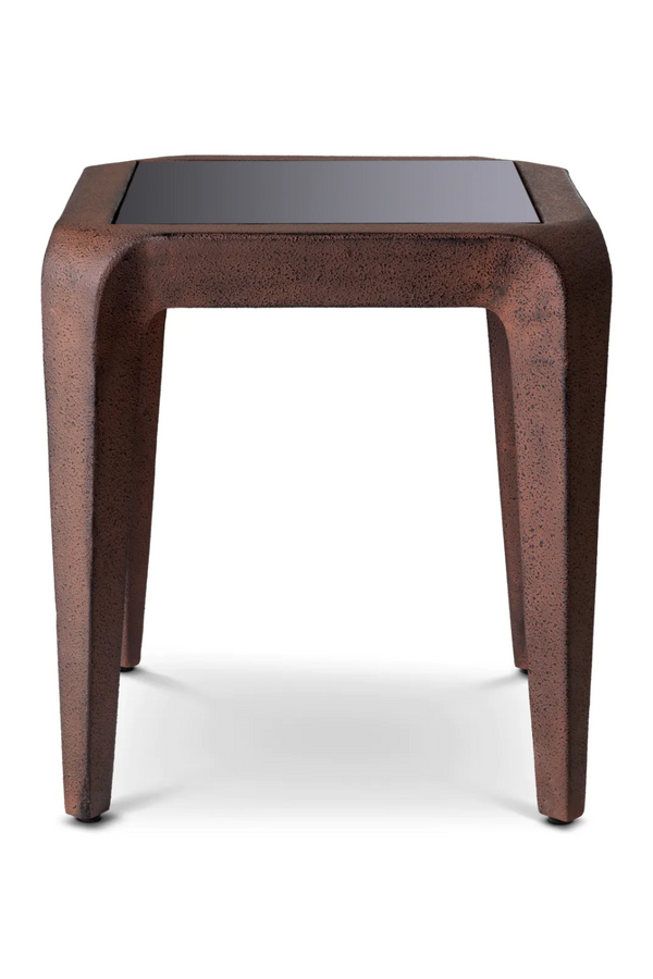 Oxidized Aluminum Side Table | Eichholtz Quentin | Eichholtzmiami.com