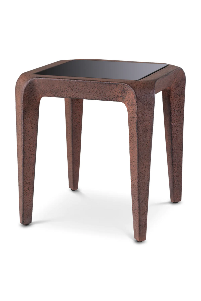 Oxidized Aluminum Side Table | Eichholtz Quentin | Eichholtzmiami.com