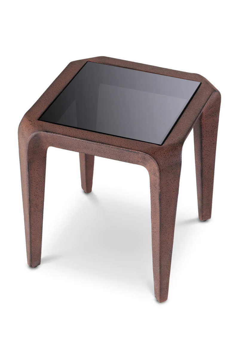 Oxidized Aluminum Side Table | Eichholtz Quentin | Eichholtzmiami.com