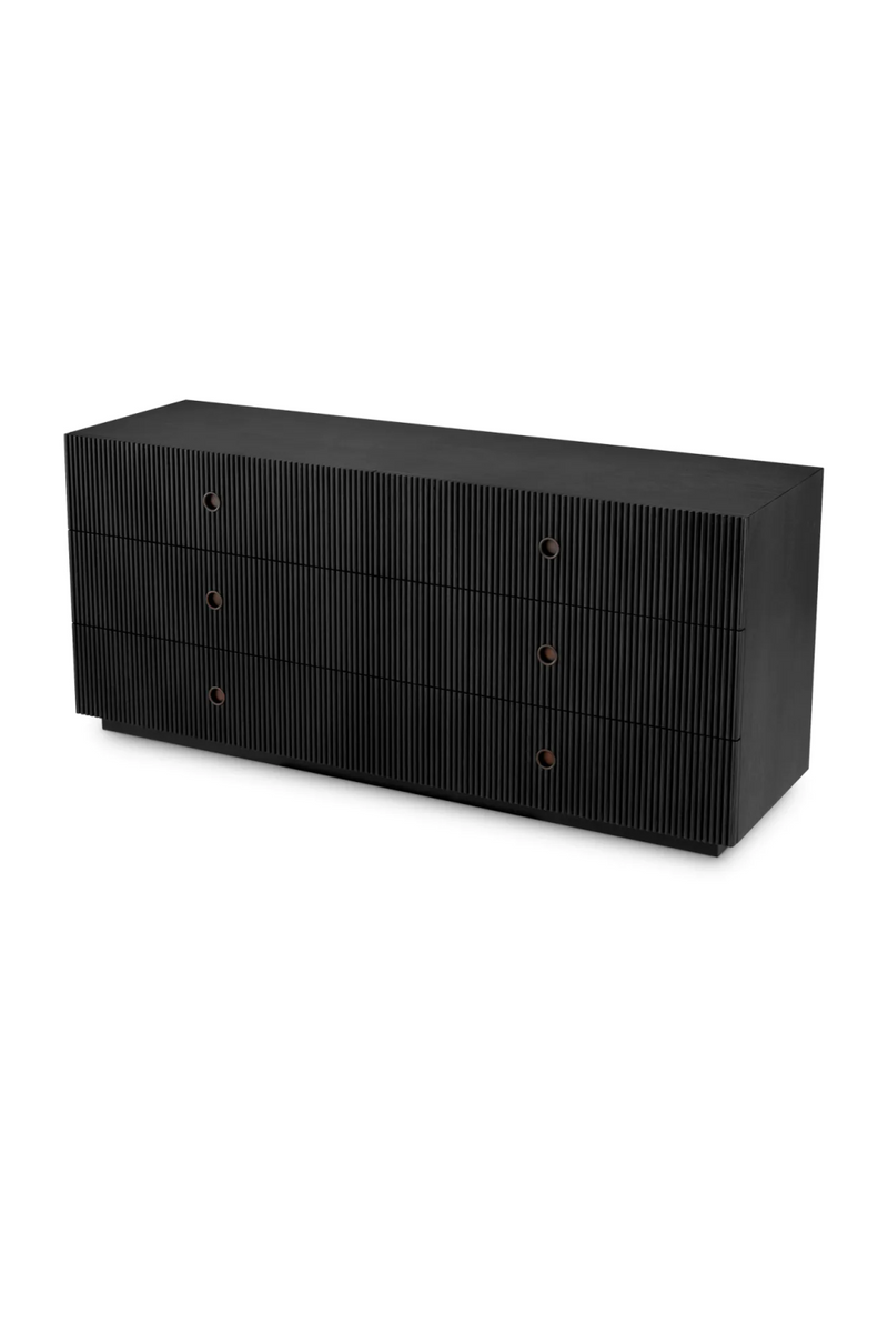 Ribbed Wood 6-Drawer Chest | Eichholtz Dimitrios | Eichholtzmiami.com