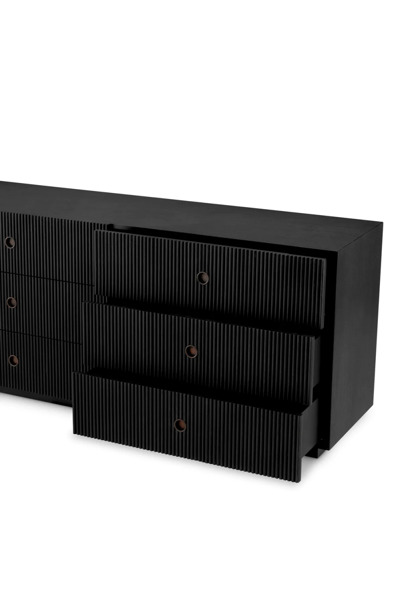 Ribbed Wood 6-Drawer Chest | Eichholtz Dimitrios | Eichholtzmiami.com