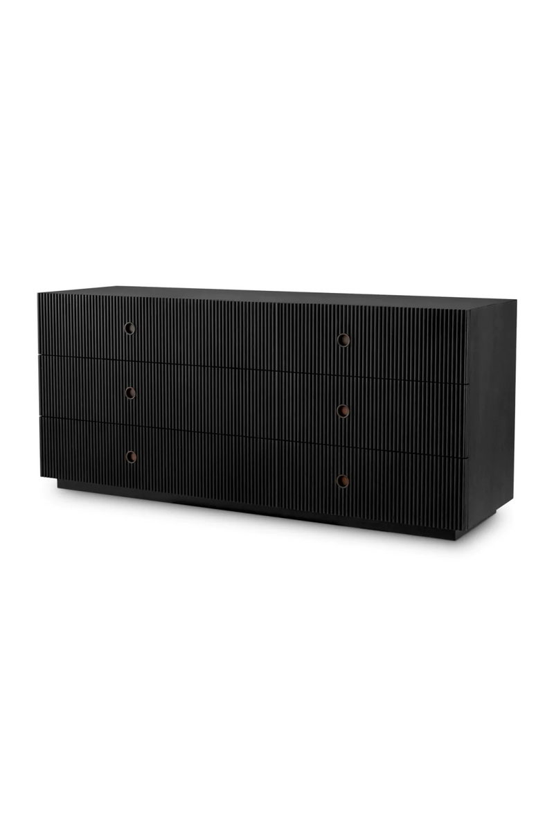 Ribbed Wood 6-Drawer Chest | Eichholtz Dimitrios | Eichholtzmiami.com