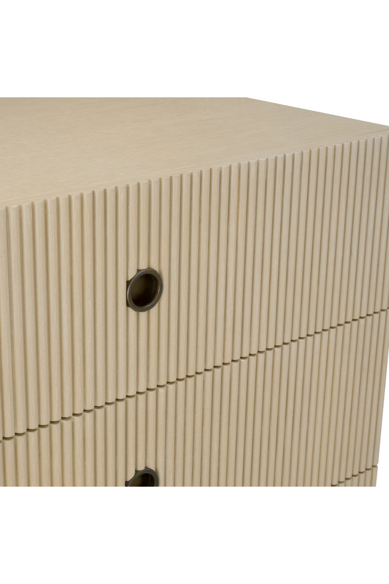 Ribbed Wood 6-Drawer Chest | Eichholtz Dimitrios | Eichholtzmiami.com