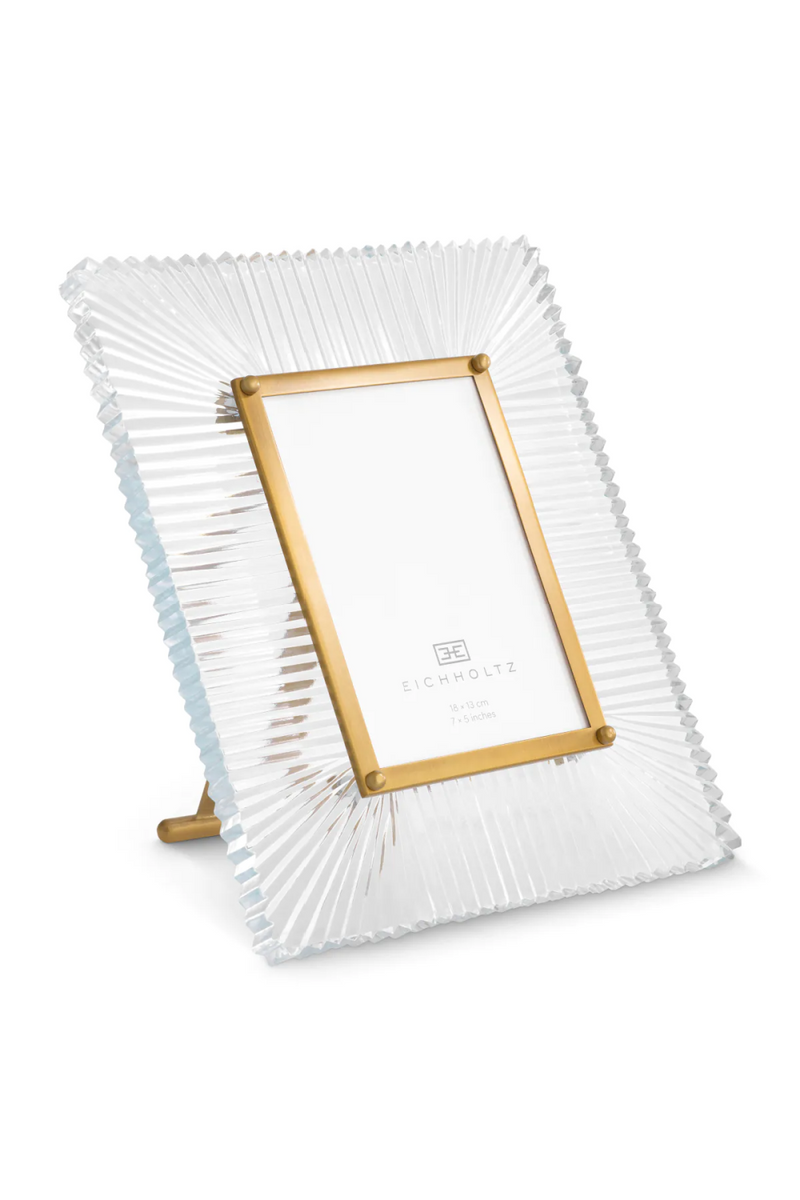 Carved Clear Glass Picture Frame | Eichholtz Camille | Eichholtzmiami.com